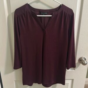 41 Hawthorn Tulla Mixed Material Knit Top size S